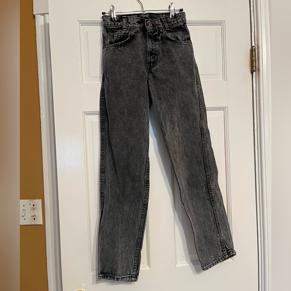 1980s Vintage Levi’s Jeans Washed Grey Denim 24/00